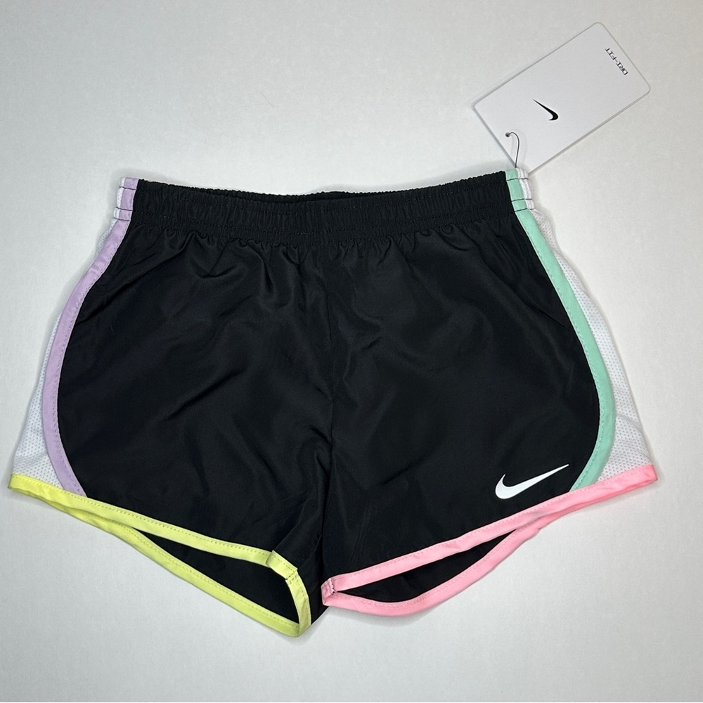 Nike Little Girls' Tempo Shorts - Black Citron Tint